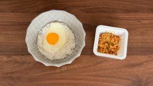 마운자로 식단표 2탄 변비 부작용 해결을 위한 나또 계란 덮밥 완성 사진